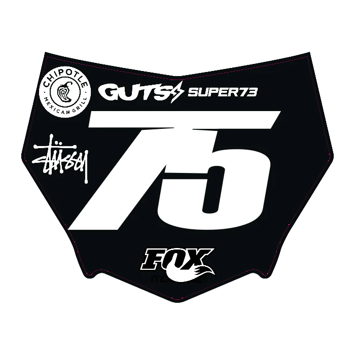 CUSTOM MOTOCUTZ FRONT PLATE DECAL