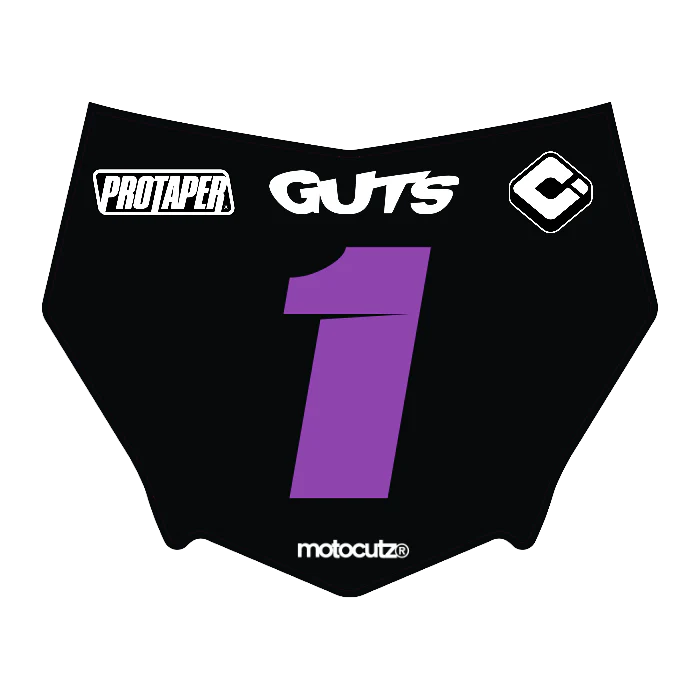 CUSTOM MOTOCUTZ FRONT PLATE DECAL