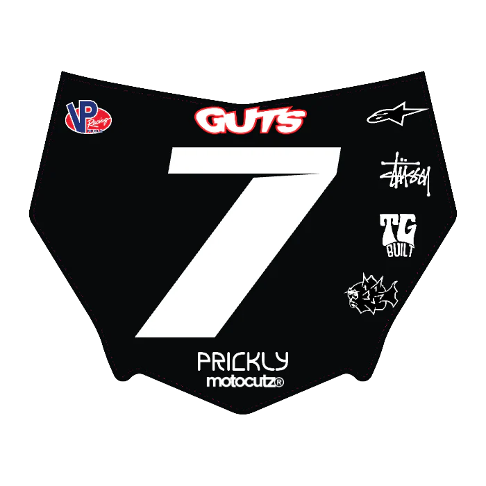 CUSTOM MOTOCUTZ FRONT PLATE DECAL
