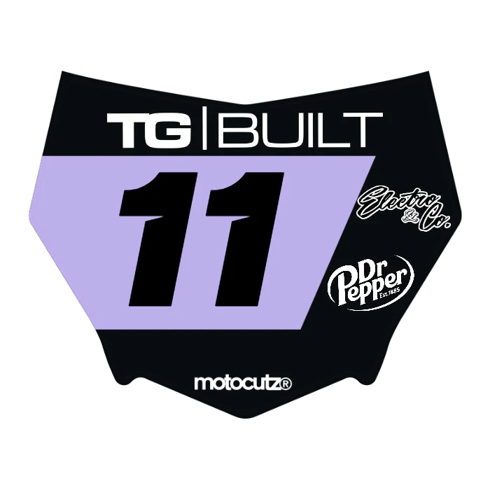 CUSTOM MOTOCUTZ FRONT PLATE DECAL