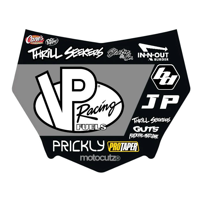 CUSTOM MOTOCUTZ FRONT PLATE DECAL