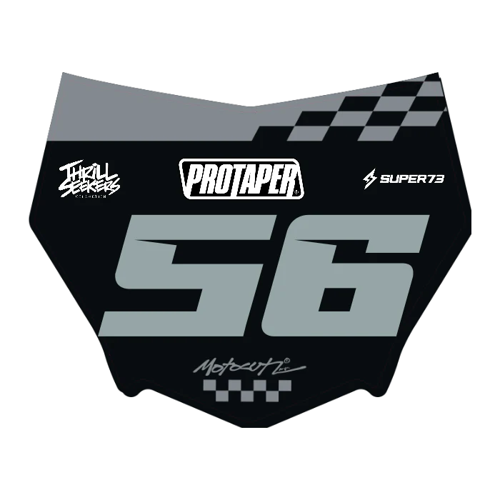 CUSTOM MOTOCUTZ FRONT PLATE DECAL