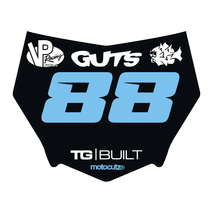 CUSTOM MOTOCUTZ FRONT PLATE DECAL