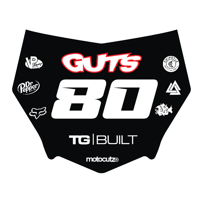 CUSTOM MOTOCUTZ FRONT PLATE DECAL