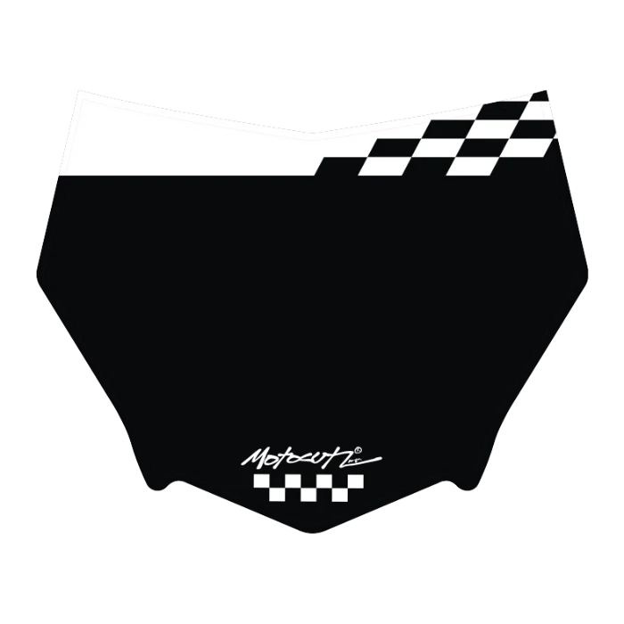 CUSTOM MOTOCUTZ FRONT PLATE DECAL