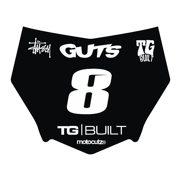 CUSTOM MOTOCUTZ FRONT PLATE DECAL