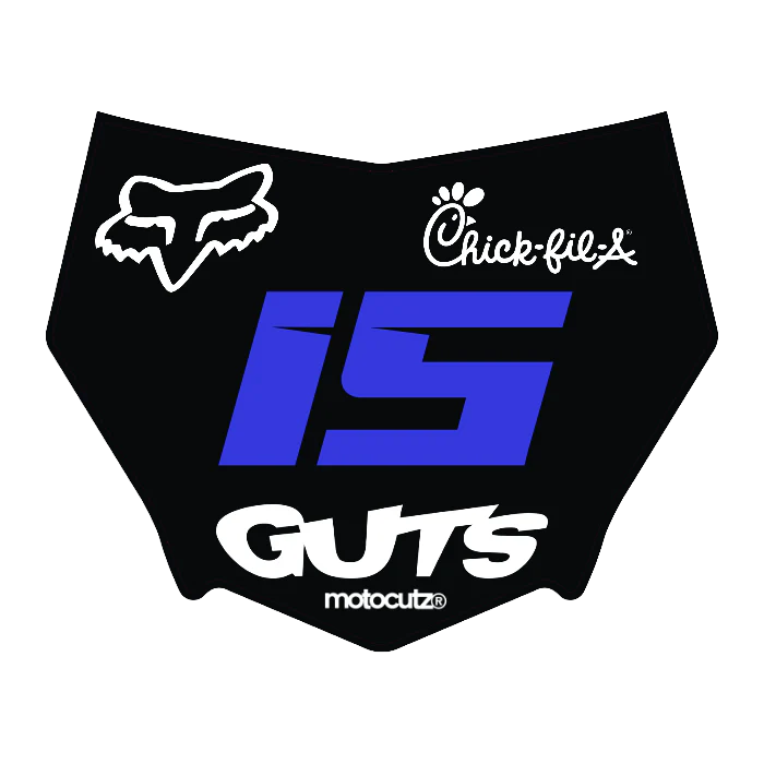CUSTOM MOTOCUTZ FRONT PLATE DECAL