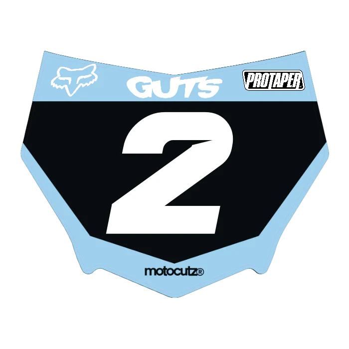 CUSTOM MOTOCUTZ FRONT PLATE DECAL