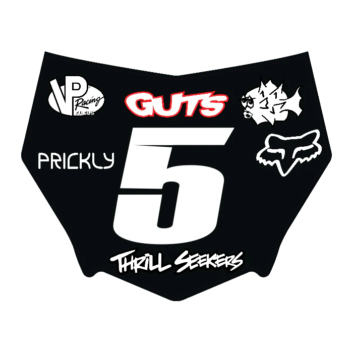 CUSTOM MOTOCUTZ FRONT PLATE DECAL