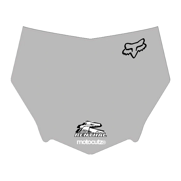 CUSTOM MOTOCUTZ FRONT PLATE DECAL