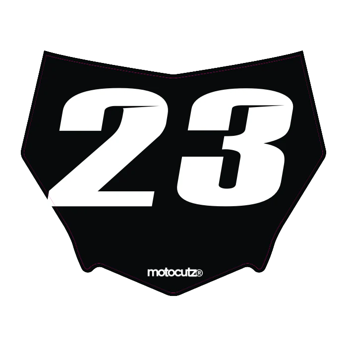 CUSTOM MOTOCUTZ FRONT PLATE DECAL