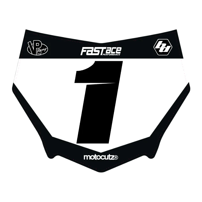 CUSTOM MOTOCUTZ FRONT PLATE DECAL