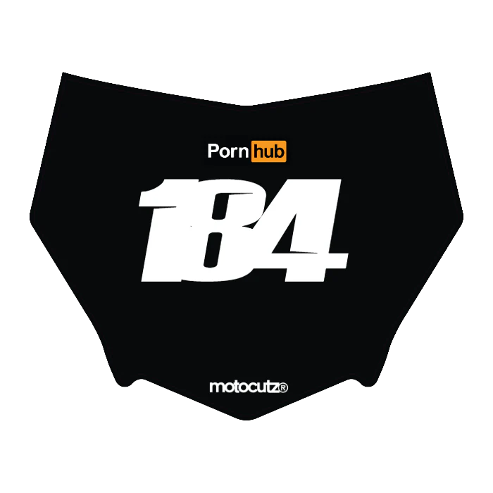 CUSTOM MOTOCUTZ FRONT PLATE DECAL