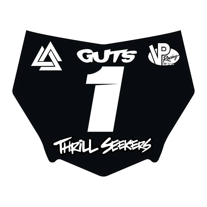 CUSTOM MOTOCUTZ FRONT PLATE DECAL