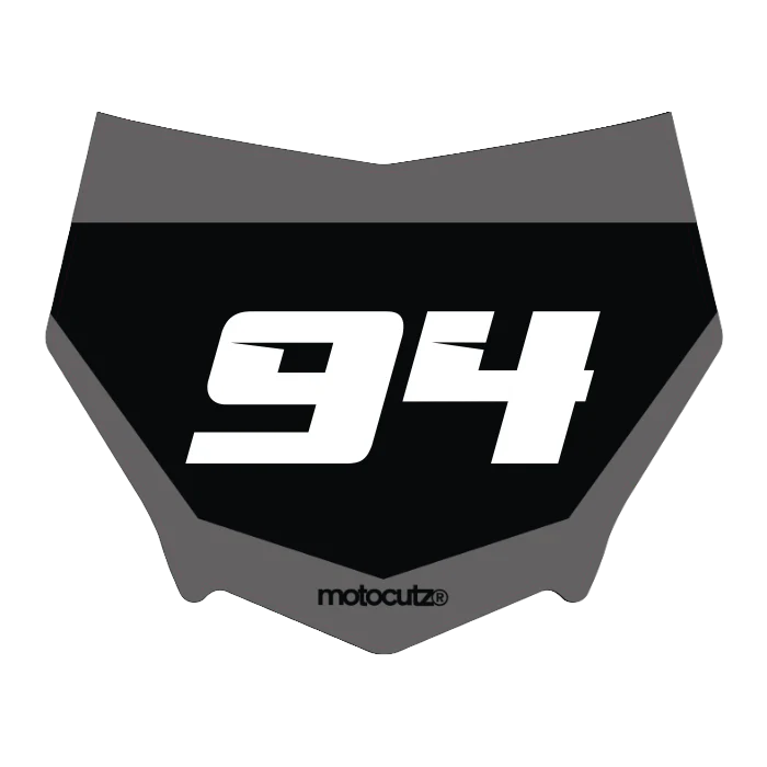 CUSTOM MOTOCUTZ FRONT PLATE DECAL