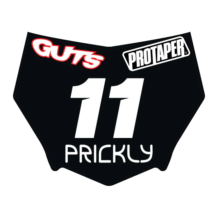 CUSTOM MOTOCUTZ FRONT PLATE DECAL