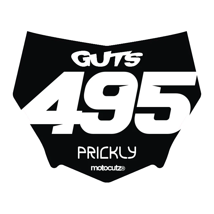 CUSTOM MOTOCUTZ FRONT PLATE DECAL