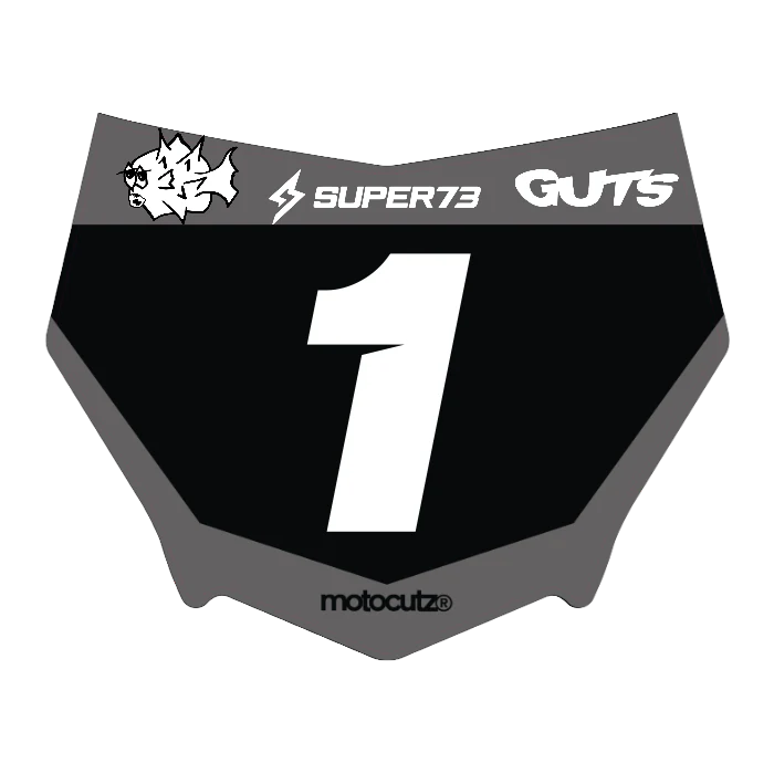 CUSTOM MOTOCUTZ FRONT PLATE DECAL