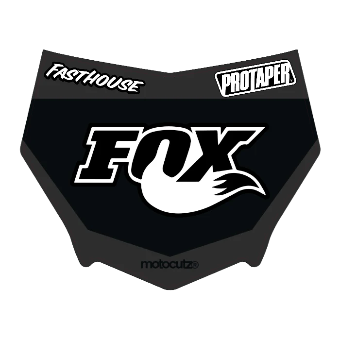 CUSTOM MOTOCUTZ FRONT PLATE DECAL
