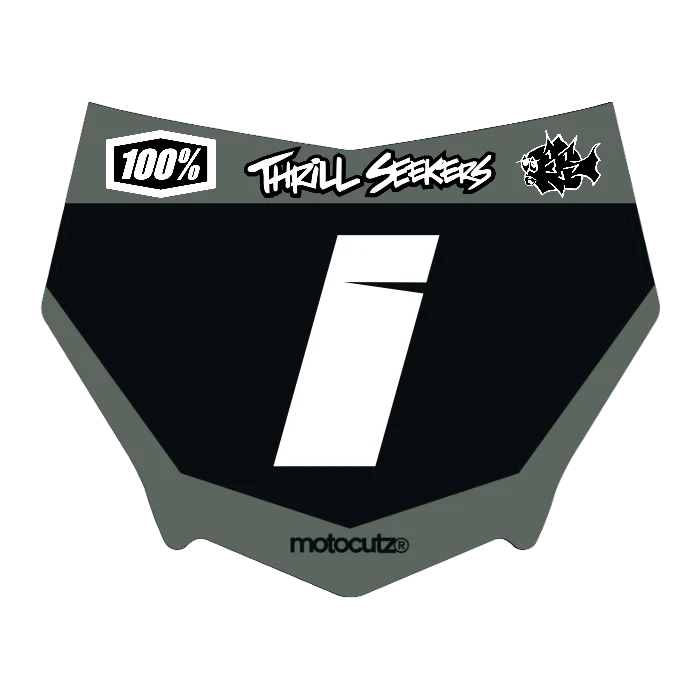CUSTOM MOTOCUTZ FRONT PLATE DECAL