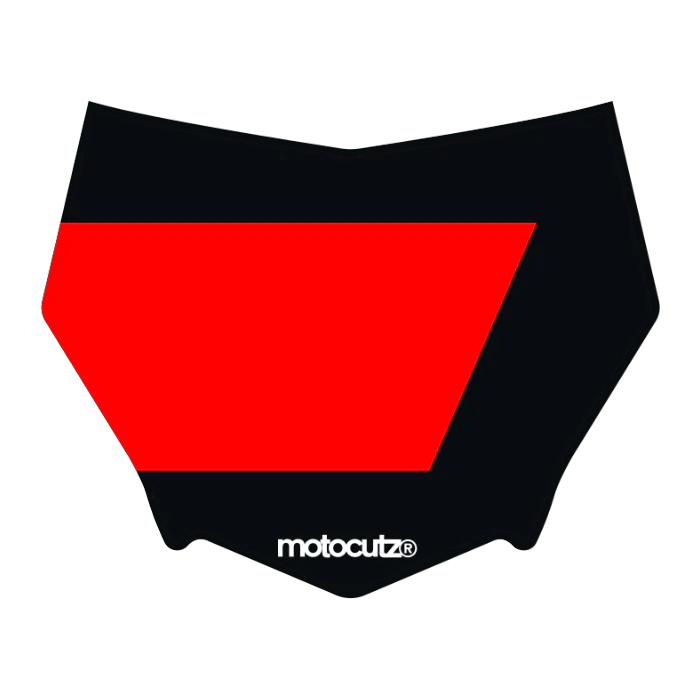 CUSTOM MOTOCUTZ FRONT PLATE DECAL