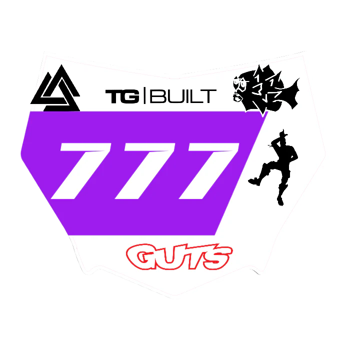 CUSTOM MOTOCUTZ FRONT PLATE DECAL