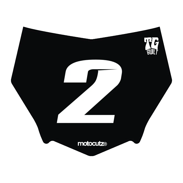 CUSTOM MOTOCUTZ FRONT PLATE DECAL