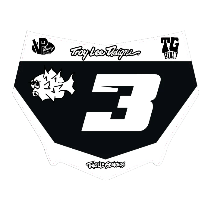 CUSTOM MOTOCUTZ FRONT PLATE DECAL