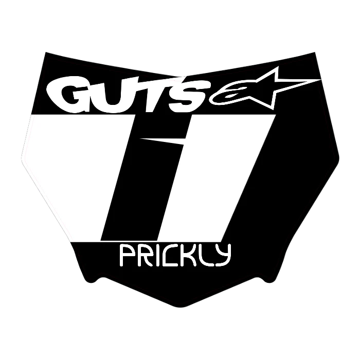 CUSTOM MOTOCUTZ FRONT PLATE DECAL