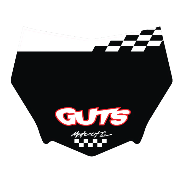 CUSTOM MOTOCUTZ FRONT PLATE DECAL