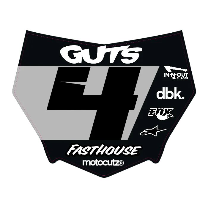 CUSTOM MOTOCUTZ FRONT PLATE DECAL