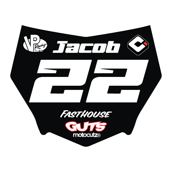 CUSTOM MOTOCUTZ FRONT PLATE DECAL