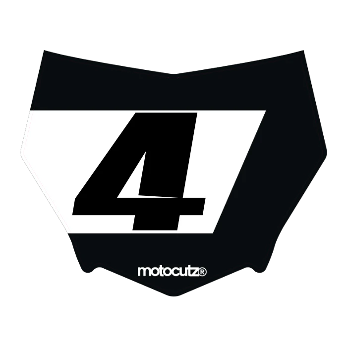 CUSTOM MOTOCUTZ FRONT PLATE DECAL