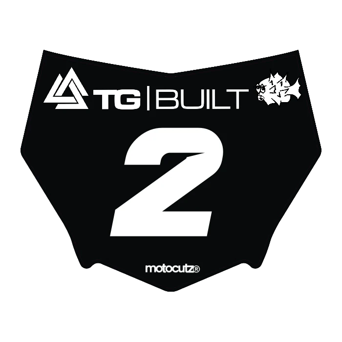 CUSTOM MOTOCUTZ FRONT PLATE DECAL