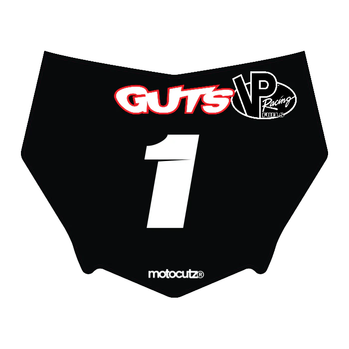 CUSTOM MOTOCUTZ FRONT PLATE DECAL