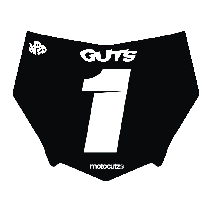 CUSTOM MOTOCUTZ FRONT PLATE DECAL