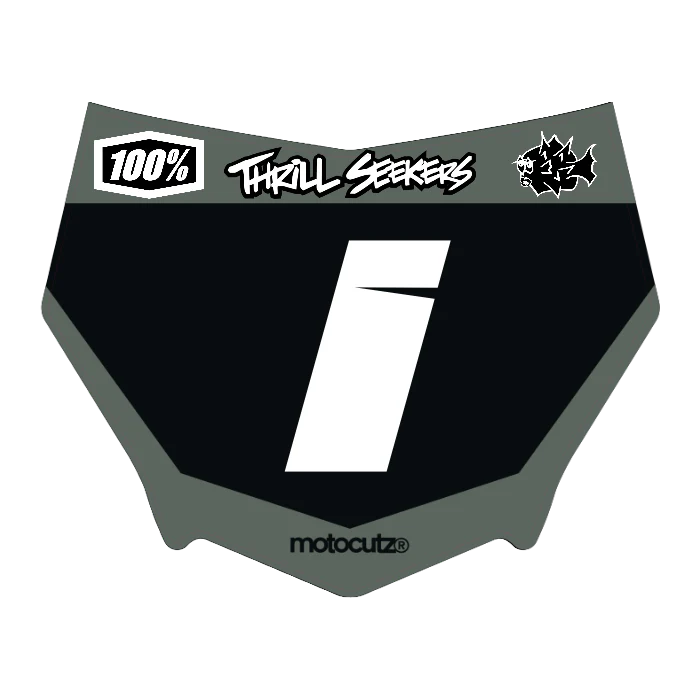 CUSTOM MOTOCUTZ FRONT PLATE DECAL