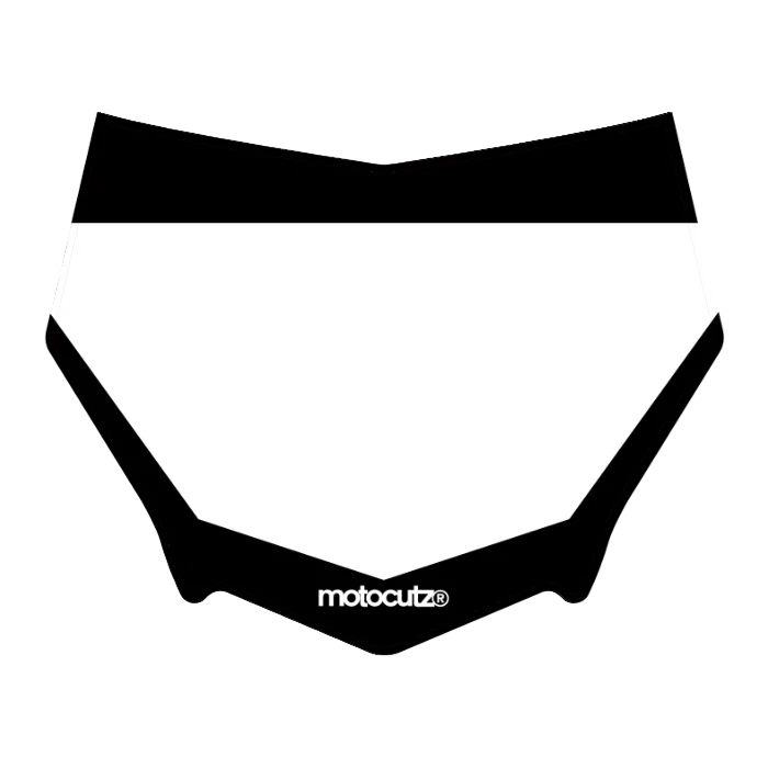 CUSTOM MOTOCUTZ FRONT PLATE DECAL