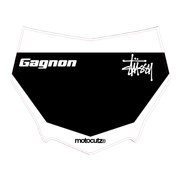 CUSTOM MOTOCUTZ FRONT PLATE DECAL