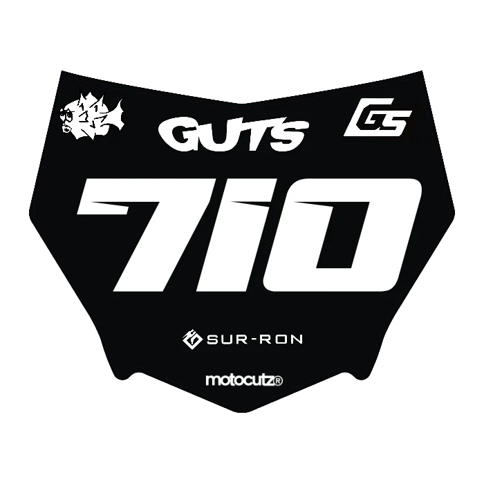 CUSTOM MOTOCUTZ FRONT PLATE DECAL