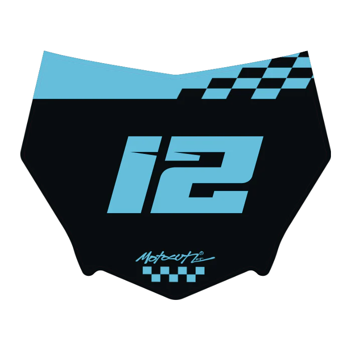CUSTOM MOTOCUTZ FRONT PLATE DECAL