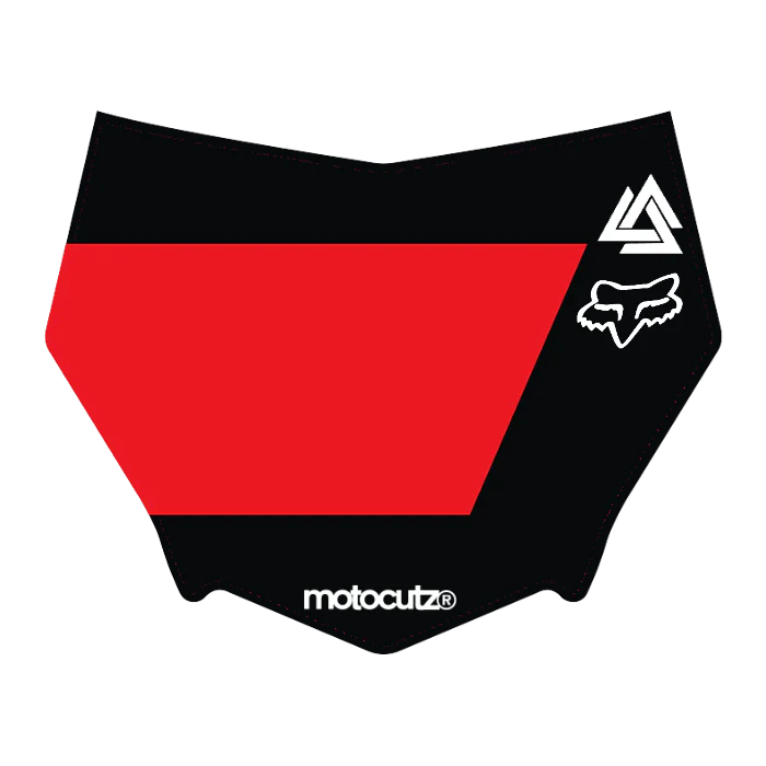 CUSTOM MOTOCUTZ FRONT PLATE DECAL