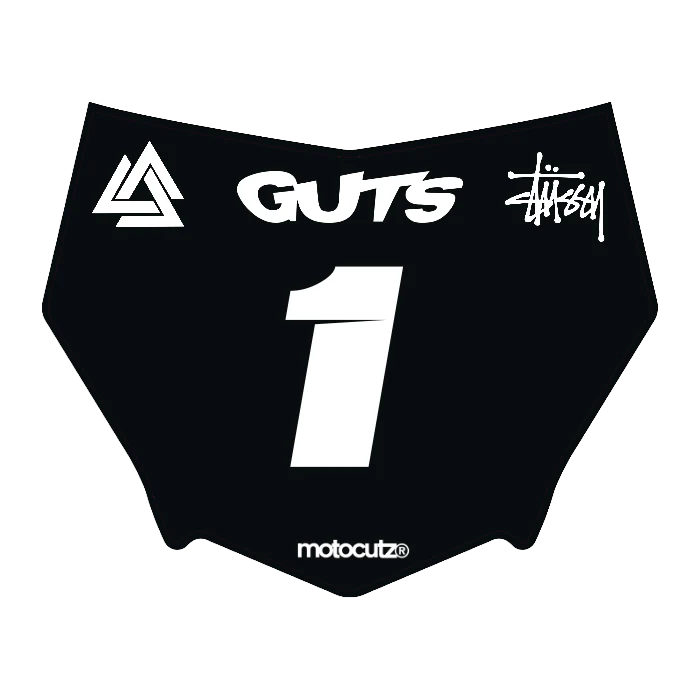 CUSTOM MOTOCUTZ FRONT PLATE DECAL