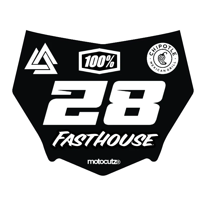 CUSTOM MOTOCUTZ FRONT PLATE DECAL