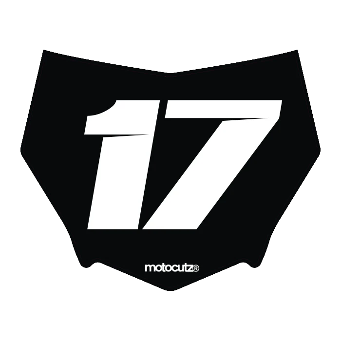 CUSTOM MOTOCUTZ FRONT PLATE DECAL