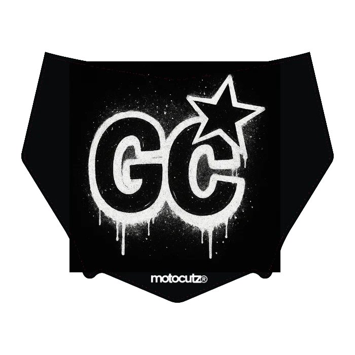 CUSTOM MOTOCUTZ FRONT PLATE DECAL