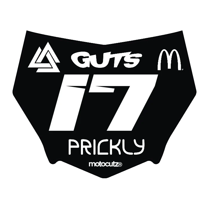 CUSTOM MOTOCUTZ FRONT PLATE DECAL