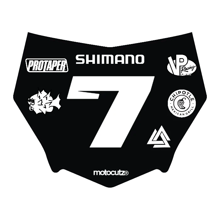 CUSTOM MOTOCUTZ FRONT PLATE DECAL