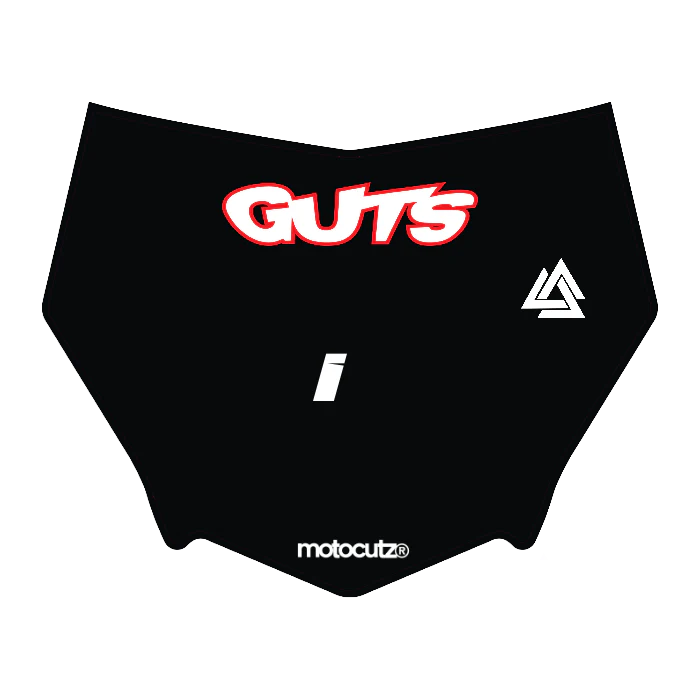 CUSTOM MOTOCUTZ FRONT PLATE DECAL