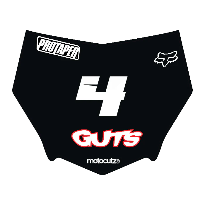 CUSTOM MOTOCUTZ FRONT PLATE DECAL